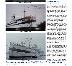 Navire-Hopital LA BRETAGNE 4